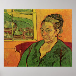 Madame Augustine Roulin door Vincent van Gogh Poster
