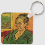 Madame Augustine Roulin door Vincent van Gogh Sleutelhanger (Achterkant)