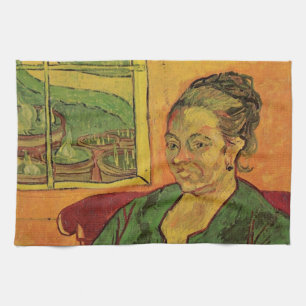 Madame Augustine Roulin door Vincent van Gogh Theedoek