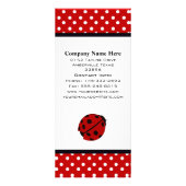 Madame Bug et cartes de support de pois (Dos)