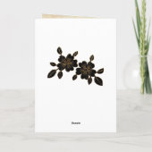 Madame Butterfly Blank Kaart (Achterkant)