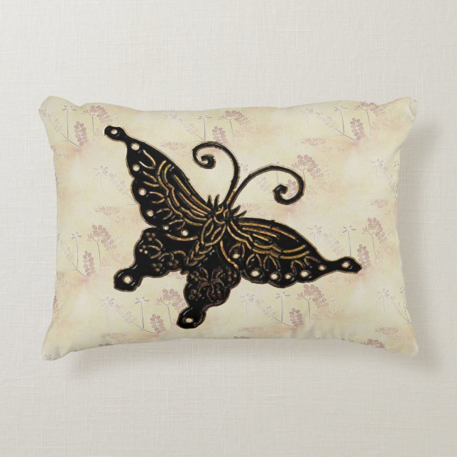 Madame Butterfly Decoratief Kussen (Voorkant)