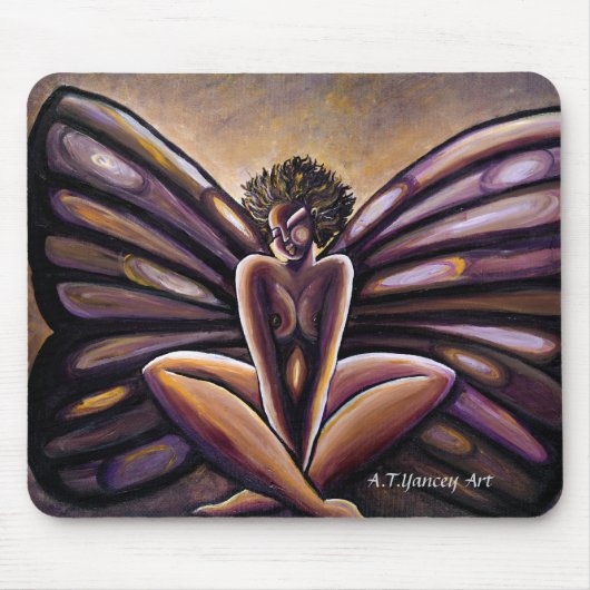 Madame Butterfly III Mousepad Muismat (Voorkant)
