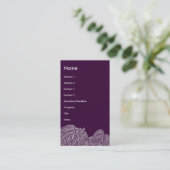 Madame carte de visite d'art moderne (Debout devant)