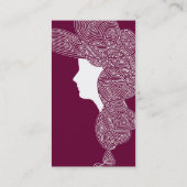 Madame carte de visite d'art moderne (Dos)