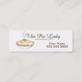 Madame cartes de visite de tarte (Dos)