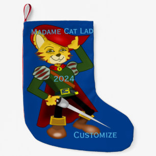 Madame Cat Lady 2024 voor President Thunder_Cove Kleine Kerstsok