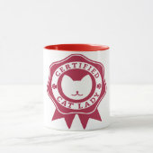 Madame certifiée Mug de chat (Centre)