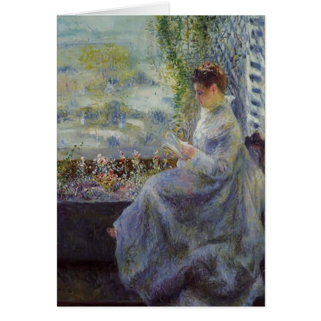 Madame Chocquet Reading de Pierre-Auguste Renoir- (Devant)