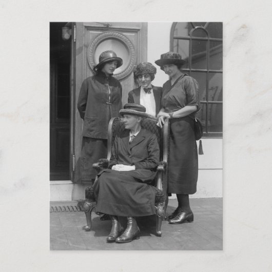Madame Curie, begin jaren 1900 Briefkaart (Voorkant)