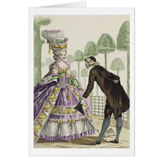 Madame dans des promenades lilas d'une robe dans (Devant)