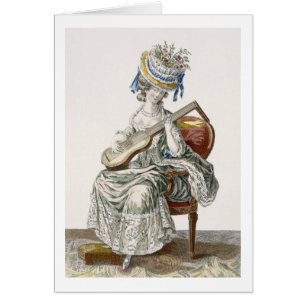 Madame dans une robe de taffetas de tir équilibrée