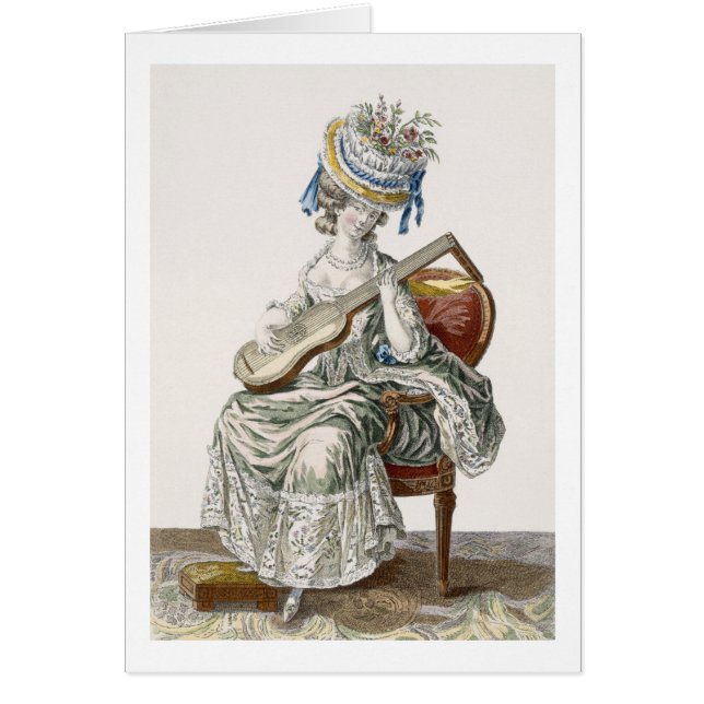 Madame dans une robe de taffetas de tir équilibrée (Devant)