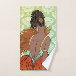 Madame d'art déco avec la damassé - BIANCA : Ét