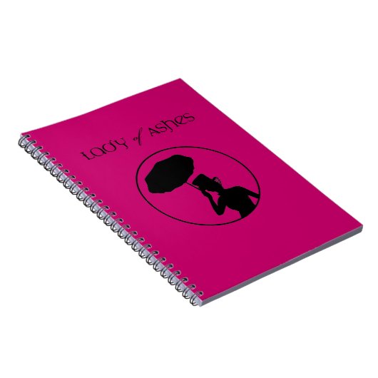 Madame de carnet de notes à spirale de cendres (Côté Droit)