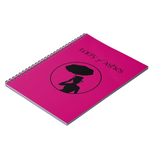 Madame de carnet de notes à spirale de cendres (Côté gauche)