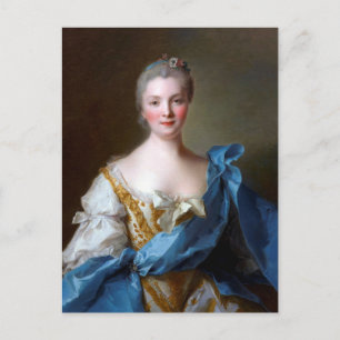 Madame de la Porte 1754 door Jean-Marc Nattier Briefkaart