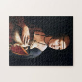 Madame de Leonardo da Vinci avec un puzzle de (Horizontal)