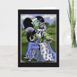 Madame De Pew Wenskaart Kaart