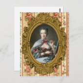 Madame de Pompadour Briefkaart (Voorkant / Achterkant)