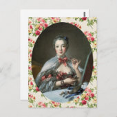 Madame de Pompadour Briefkaart (Voorkant / Achterkant)