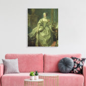 Madame de Pompadour Canvas Afdruk (Insitu (Woonkamer))