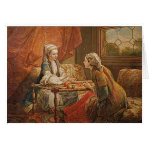 Madame de Pompadour dans le rôle du fortuneteller