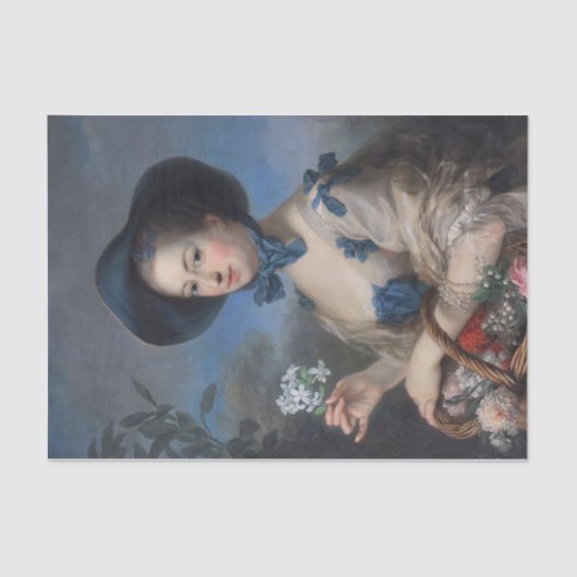 Madame de Pompadour en Belle Jardinière Tissuepapier (Voorkant)