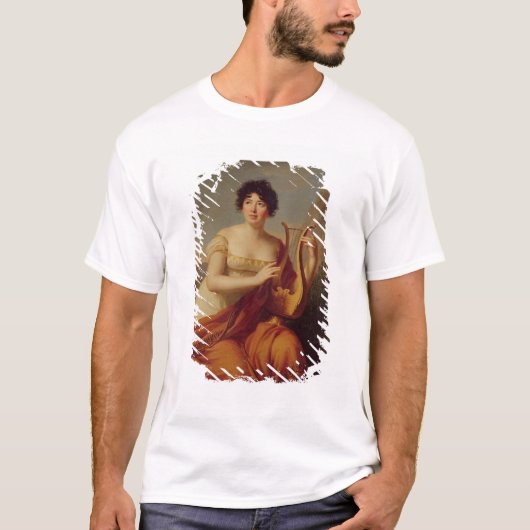 Madame de Stael als Corinne T-shirt (Voorkant)