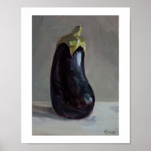 Madame Eggplant Poster