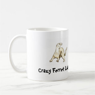 Madame folle de furet ! Tasse