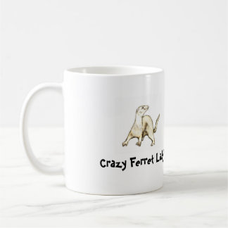 Madame folle de furet ! Tasse