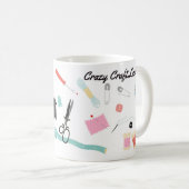 Madame folle Gift Mug de métier (Devant droit)