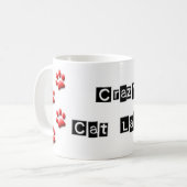 Madame folle Mug de chat (Devant gauche)