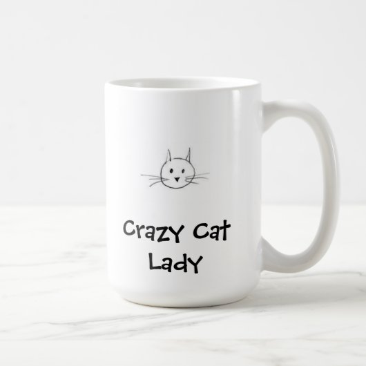 Madame folle Mug de chat (Droite)