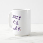 Madame folle Mug de chat (Devant gauche)
