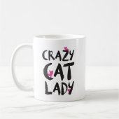 Madame folle Mug de chat (Gauche)