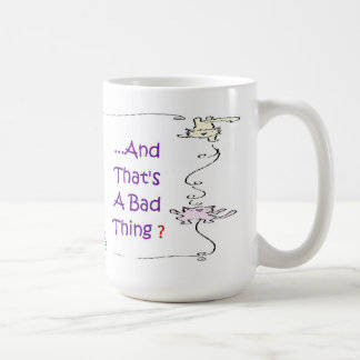 Madame folle Mug Rightie Bigger de chat