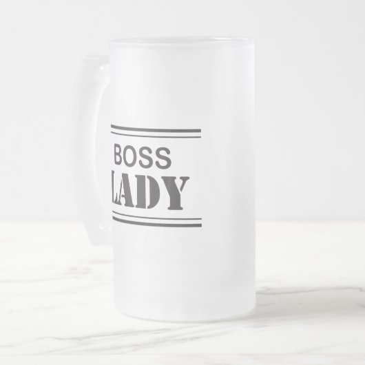 Madame Frosted Mug de patron (Devant gauche)