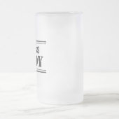 Madame Frosted Mug de patron (Centre)