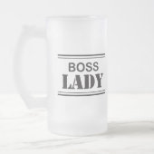Madame Frosted Mug de patron (Gauche)
