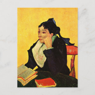 Madame Ginoux met Boeken van Vincent van Gogh Briefkaart