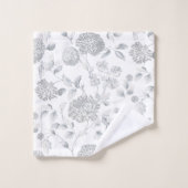 Madame Gray Modern Vintage Botanical Toile floral (Gant de toilette)