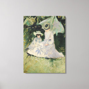 Madame Helleu en haar dochter Daughter Canvas Afdruk
