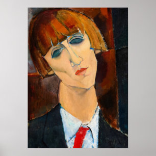 Madame Kisling, 1917 door Amedeo Modigliani Poster