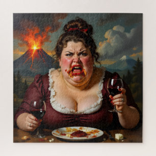 “Madame Lava-Cake”- Ze Blaast Op Een Moment Kennis Legpuzzel