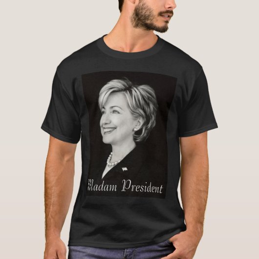 Madame le Président T-shirt de Hillary (Devant)