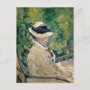 Madame Manet   Édouard Manet Briefkaart