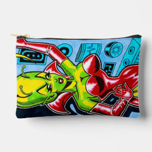 Madame Mars dans le sac d'accessoires du laboratoi