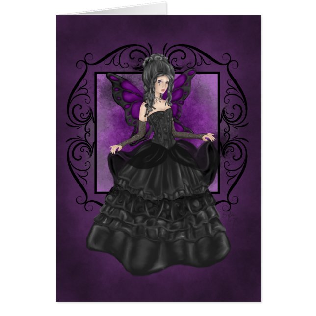 Madame Midnight Gothic Card (Devant)